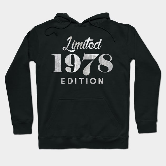 Limited Edition 1978 40th Birthday Hoodie by charlescheshire